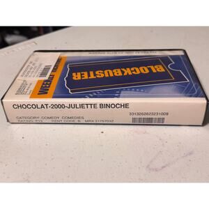 Vintage Blockbuster VHS – Chocolat (2000) w/ Original Case